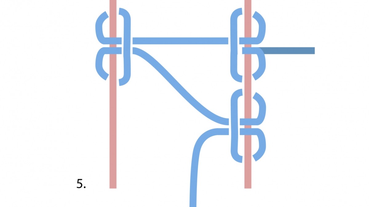 How to crimp a macrame stone? : Step 5 How to crimp a macrame stone? : Step 5