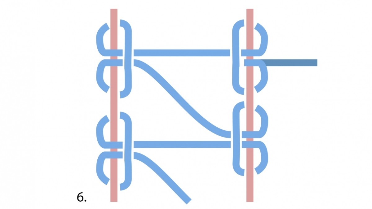 How to crimp a macrame stone? : Step 6 How to crimp a macrame stone? : Step 6