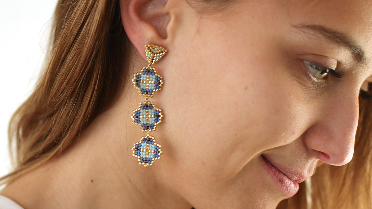 Schema  How to weave Peyote Circulaire?