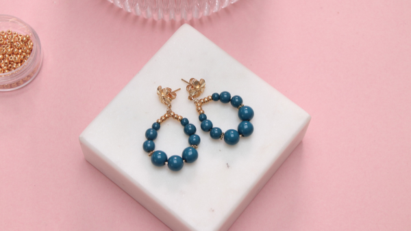 Lesson 2: Making Beaded Drop Earrings : Step 1