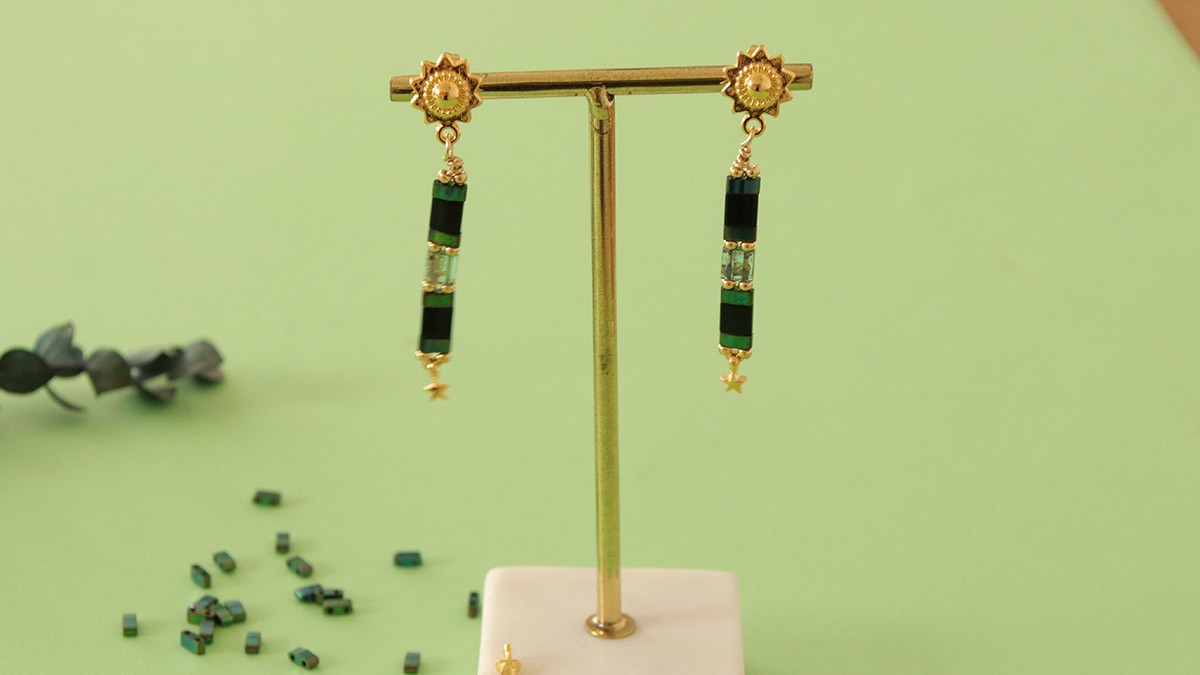 Fall Season - Lesson 2: How to make earrings with Tila?