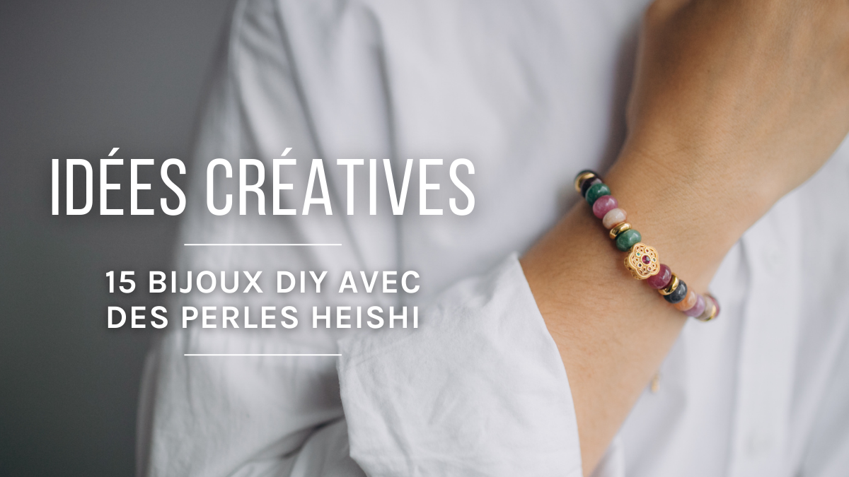 15 DIY heishi bead jewelry ideas