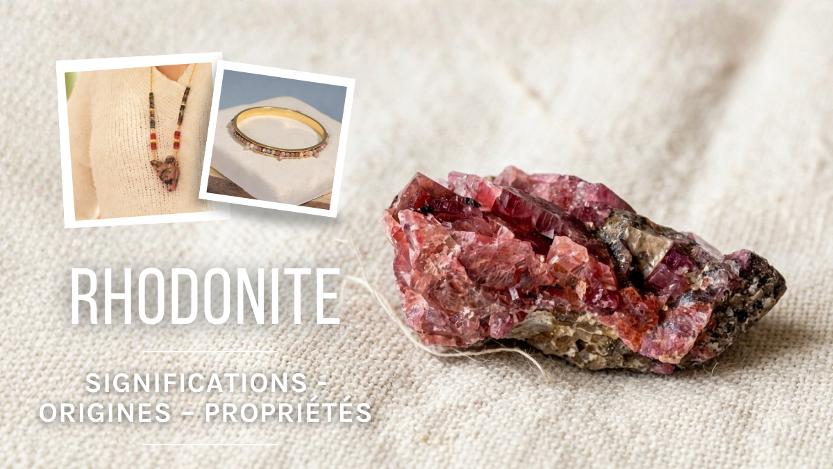 Schema  Rhodonite: Meaning, Properties and Virtues