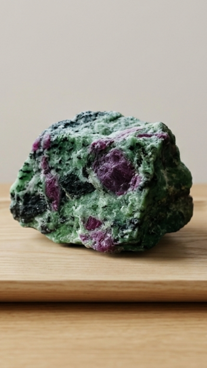 Schema  The Zoïsite Ruby: meaning, origins and virtues