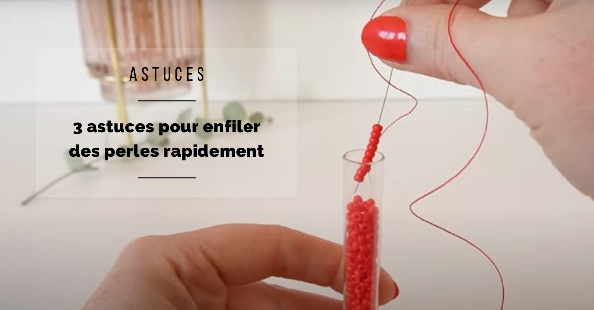 3 tips for stringing beads quickly