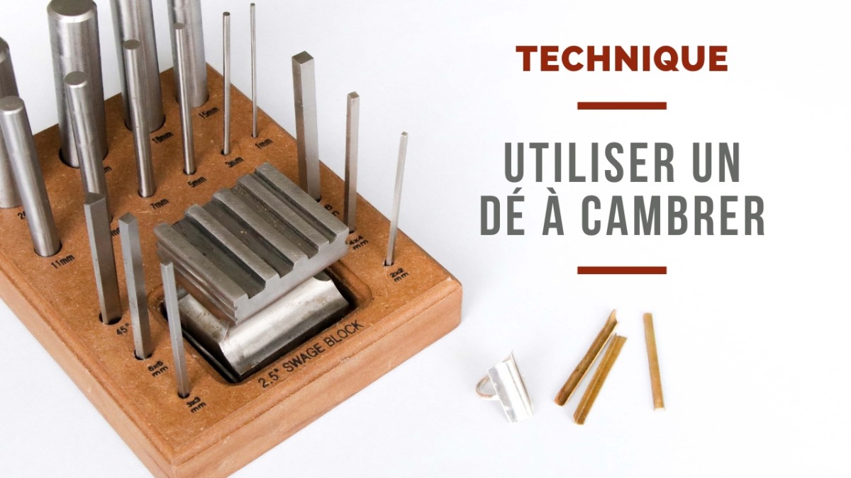 Using a cambered die in jewelry making