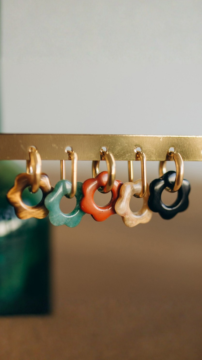 Schema How to make flower earrings? Schema How to make flower earrings?