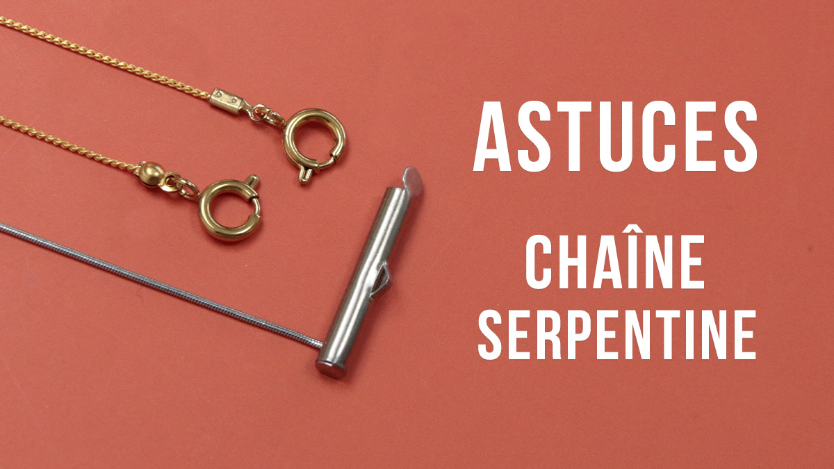 How do I add a clasp to a serpentine chain?