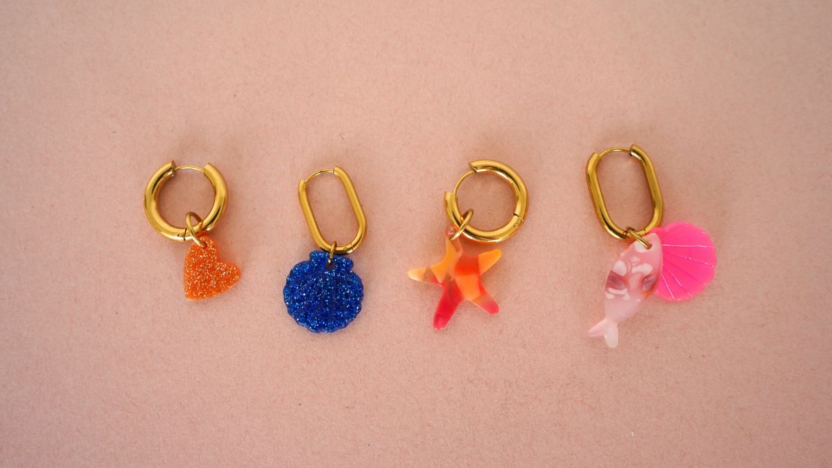 5 creative ideas for dangling earrings to wear this summer : Step 2