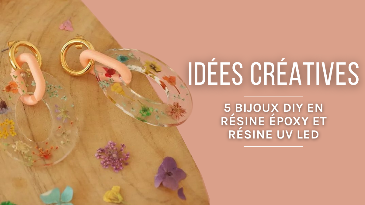 Schema  Epoxy resin and UV LED: 5 easy DIY jewelry ideas