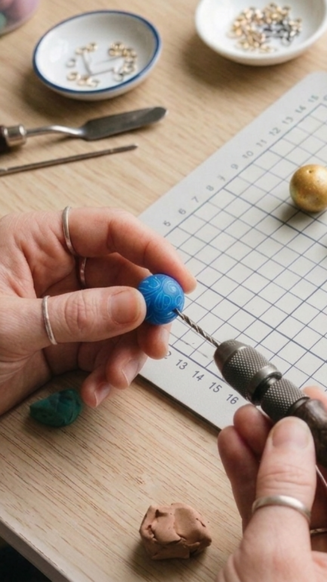 Schema How do you drill holes in polymer clay beads without deforming them? Schema How do you drill holes in polymer clay beads without deforming them?