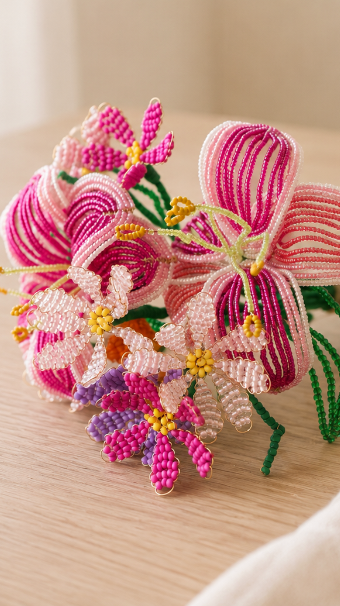 Schema Beaded Flower: What Is French Beading? Schema Beaded Flower: What Is French Beading?