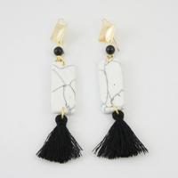 boucles d'oreilles pendantes pâte polymère