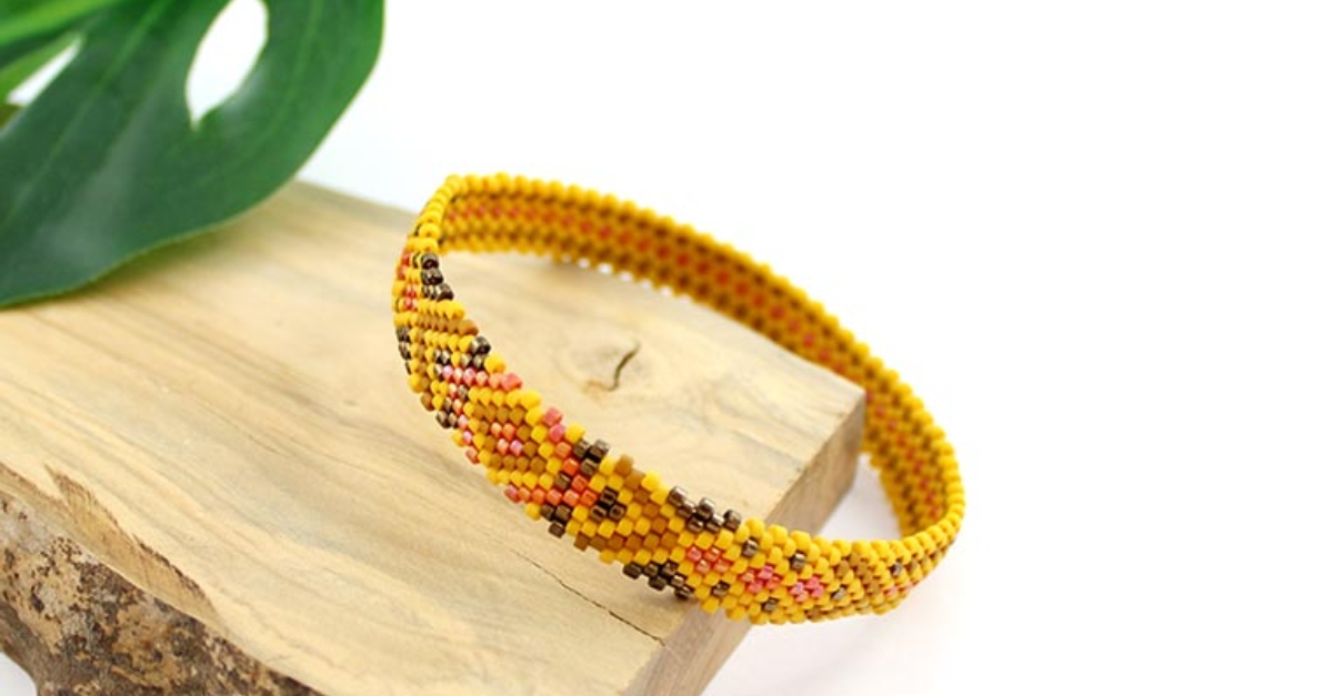 bracelet tissage de perles
