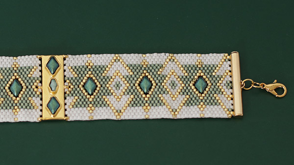 Bracelet tissage peyote