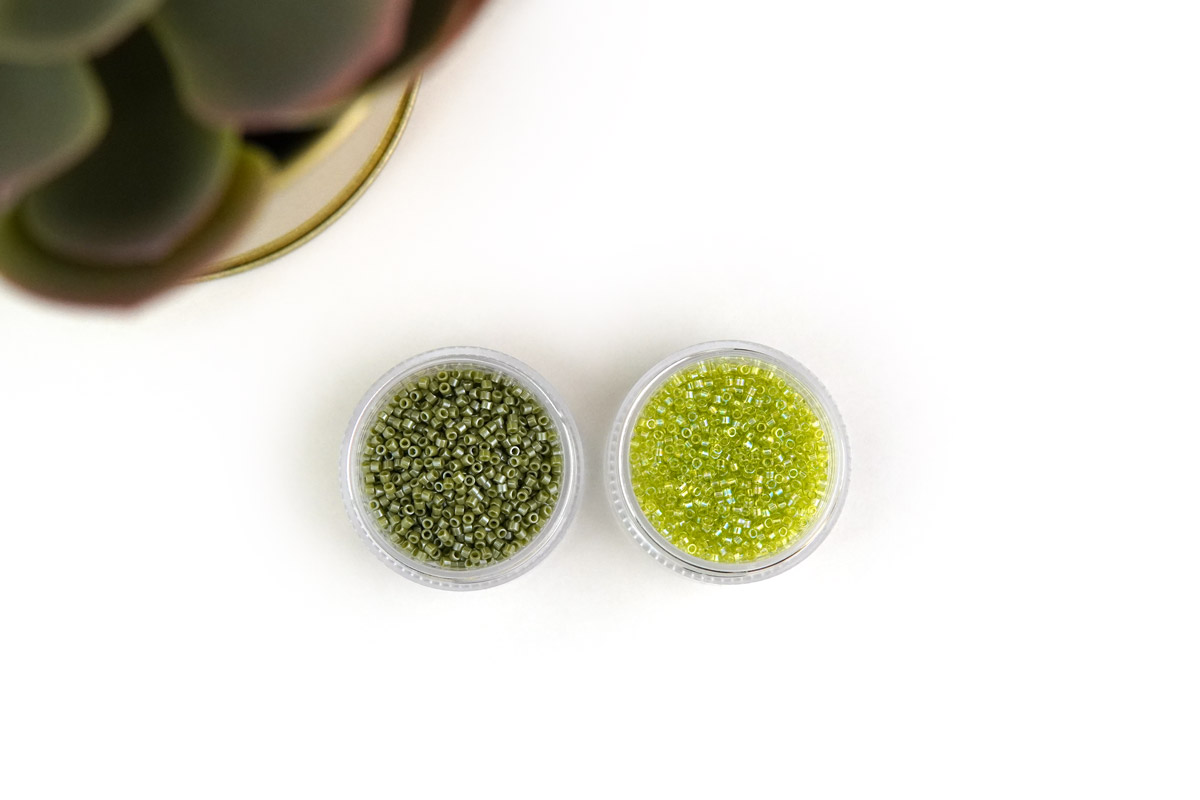 miyuki delicas vertes