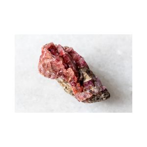 Pierre naturelle rhodonite pour cr&eacute;ation de bijoux DIY - Perles & Co