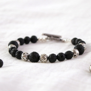 bracelet pierre de lave