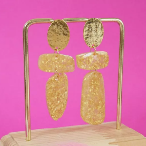 Boucles d'oreilles DIY en r&eacute;sine &eacute;poxy