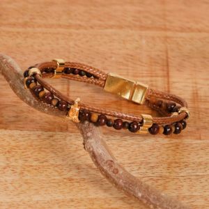 bracelet multirangs avec fermoir aimanté
