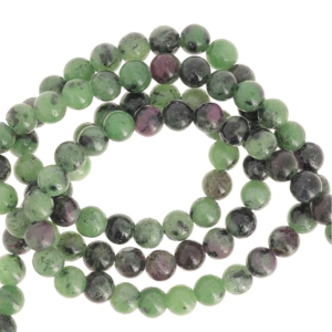 perles pierre rubis zoisite