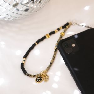 bijou de t&eacute;l&eacute;phone perle heishi coco