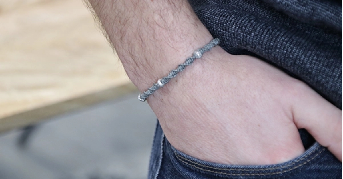 bracelet macramé homme