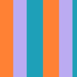 association couleur tendance : bleu, orange, violet