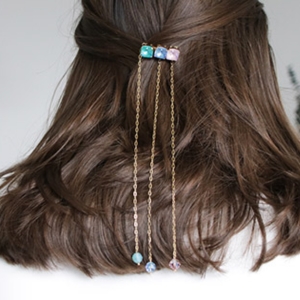 barrette en cristal