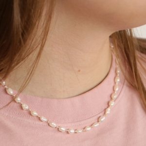 Collier perle eau douce