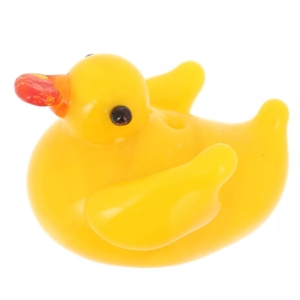 perle canard en verre