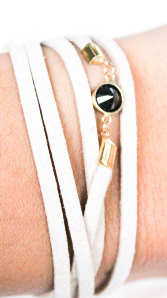 Schema  Suede Bracelet and spacer