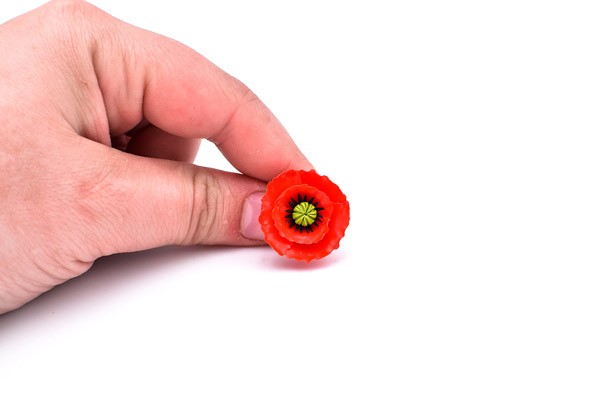 DIY Poppy necklace in easy Fimo clay : Step 13 DIY Poppy necklace in easy Fimo clay : Step 13