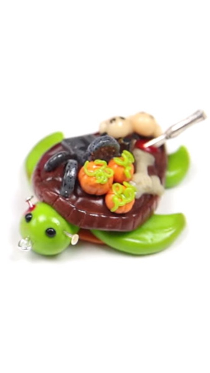Schema DIY Halloween Polymer Clay Turtle by Miss Creative Schema DIY Halloween Polymer Clay Turtle by Miss Creative