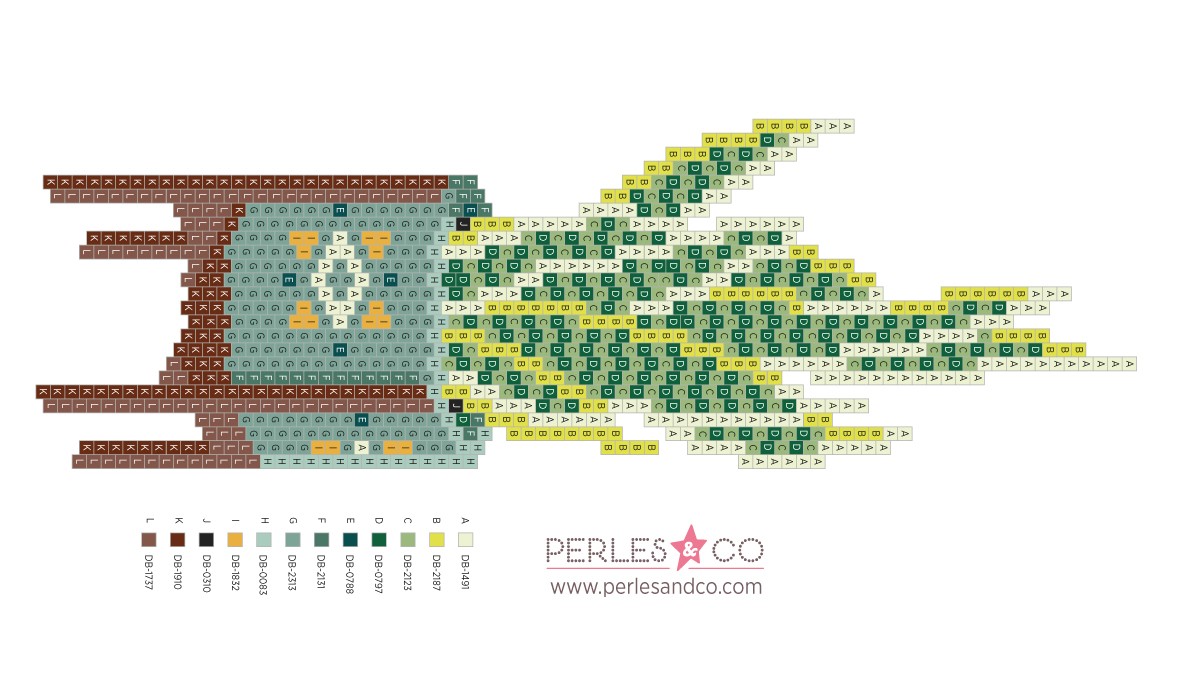 Schema  Weaving Miyuki potted plant Sansevieria