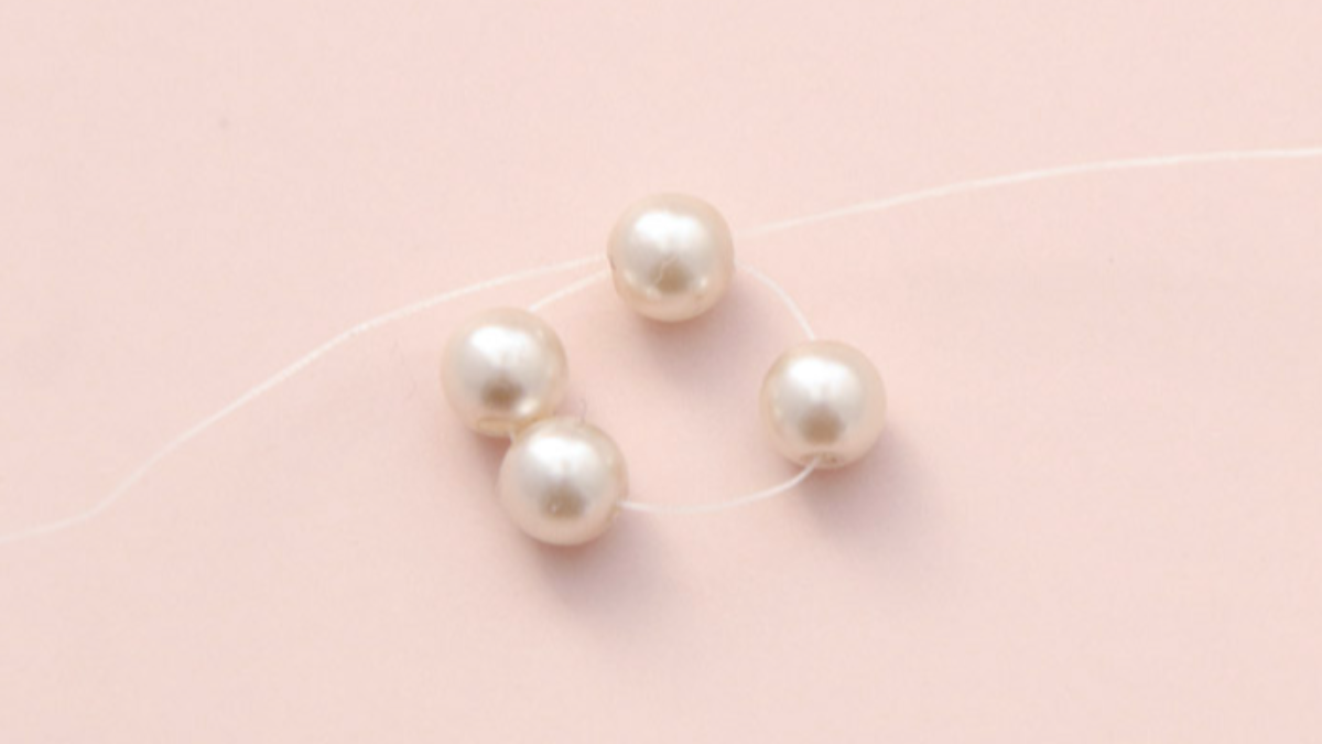 Preciosa and Mix pearl bracelet Miyuki delicas : Step 1