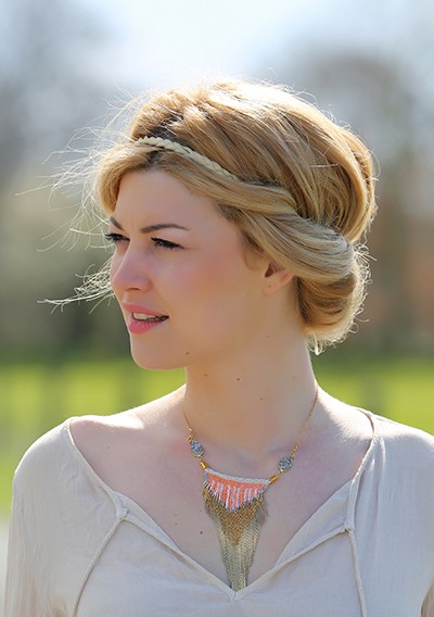 Schema Druse and Miyuki Peyote Necklace fringes Schema Druse and Miyuki Peyote Necklace fringes