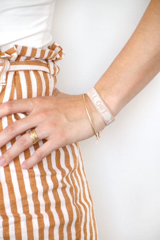 Schema Miyuki pearl bracelet with Chill out message Schema Miyuki pearl bracelet with Chill out message