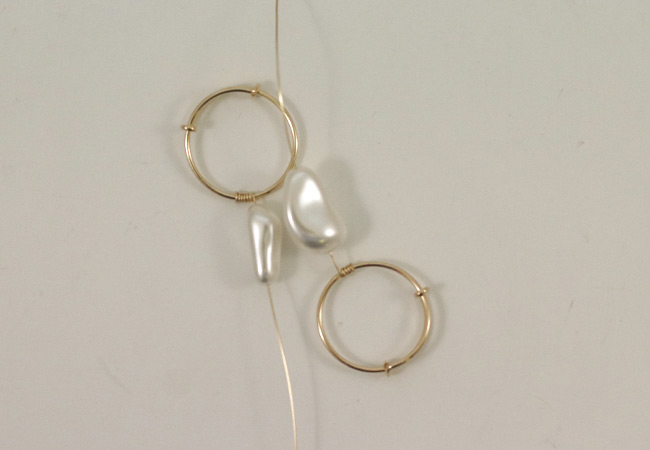 DIY Gold filled ring and Irregular pearls PureCrystal : Step 3 DIY Gold filled ring and Irregular pearls PureCrystal : Step 3