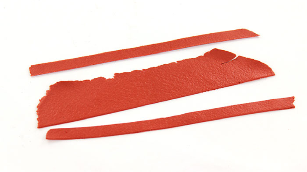 Fimo leather hoop earrings : Step 1 Fimo leather hoop earrings : Step 1