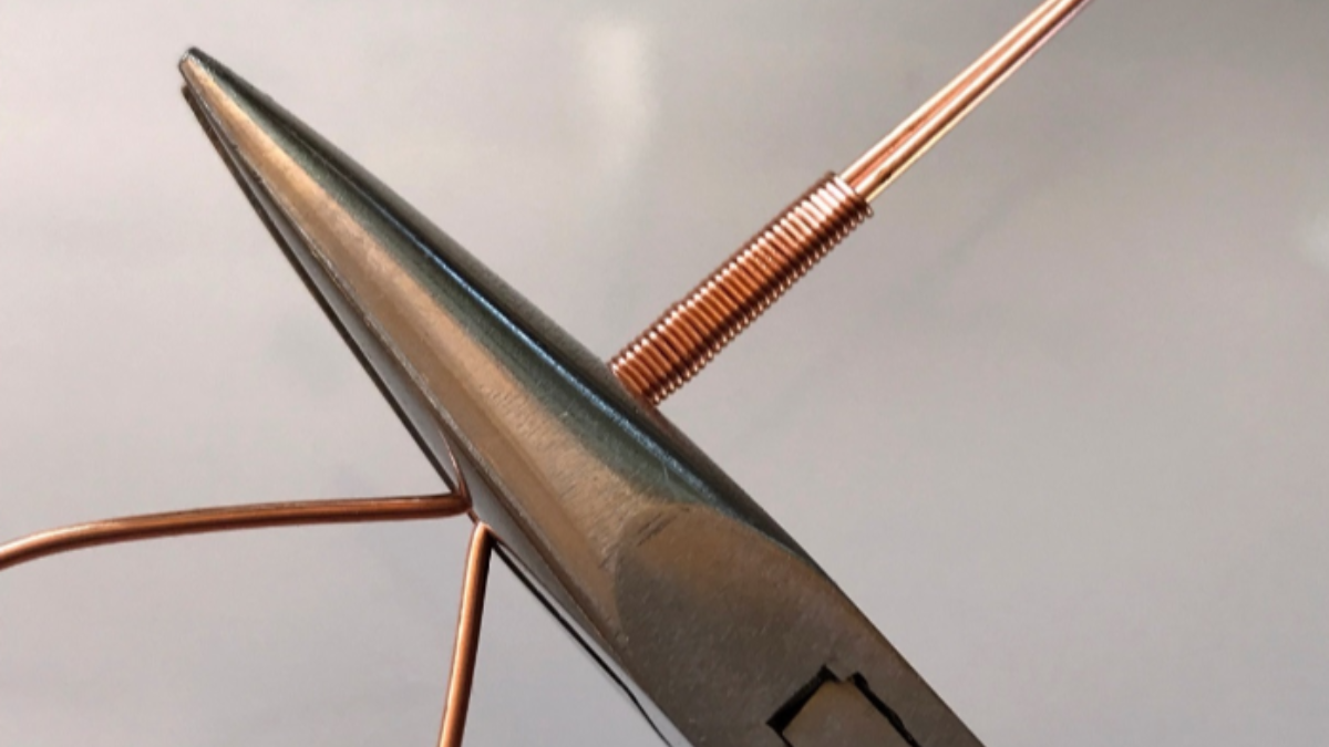 Wire wrap pendant tutorial with gemstone and copper wire : Step 10 Wire wrap pendant tutorial with gemstone and copper wire : Step 10