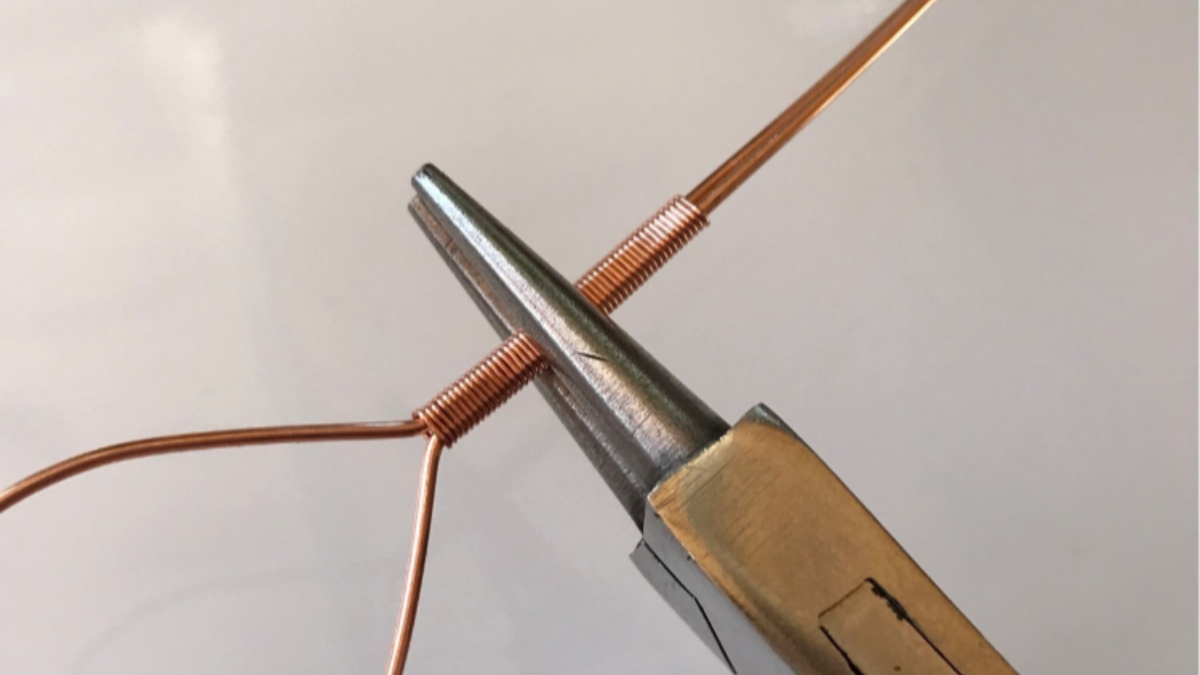 Wire wrap pendant tutorial with gemstone and copper wire : Step 11 Wire wrap pendant tutorial with gemstone and copper wire : Step 11