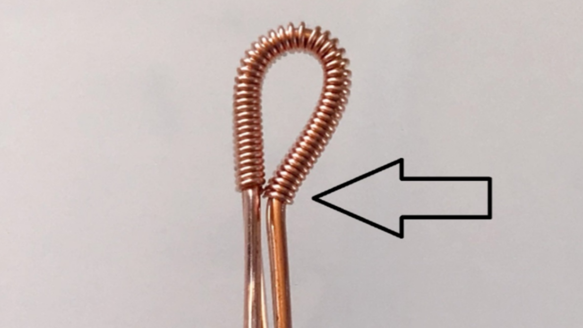 Wire wrap pendant tutorial with gemstone and copper wire : Step 15 Wire wrap pendant tutorial with gemstone and copper wire : Step 15