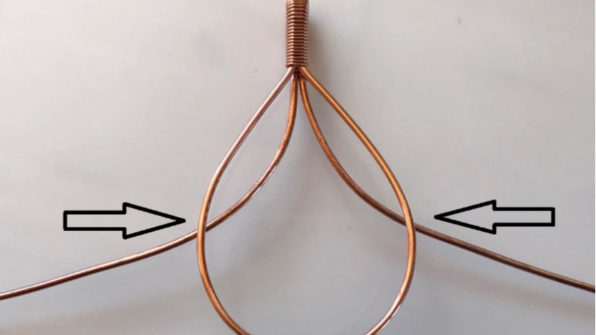 Wire wrap pendant tutorial with gemstone and copper wire : Step 16 Wire wrap pendant tutorial with gemstone and copper wire : Step 16