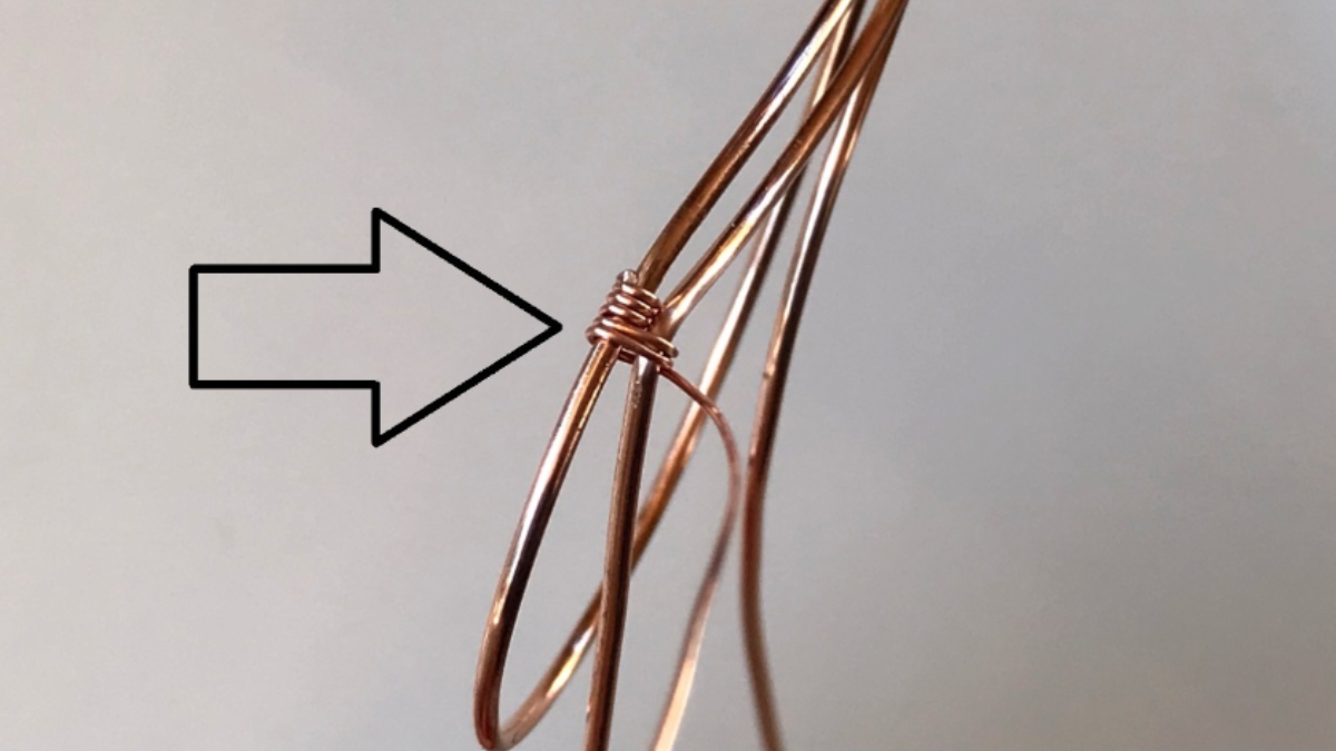 Wire wrap pendant tutorial with gemstone and copper wire : Step 19 Wire wrap pendant tutorial with gemstone and copper wire : Step 19