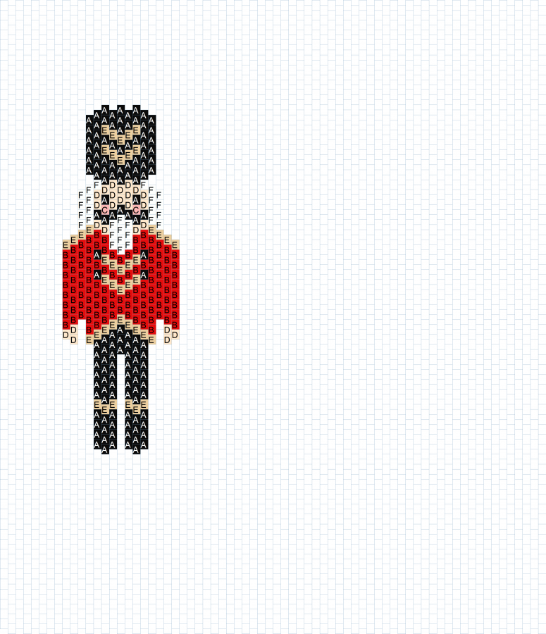 Schema  DIY weaving Christmas brickstitch pattern Nutcracker beads Miyuki Delicas