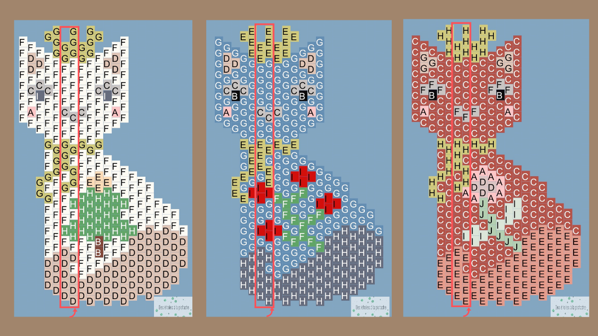 Christmas Cat Sweater with Miyuki Delicates 11/0 bead weave pattern : Step 5 Christmas Cat Sweater with Miyuki Delicates 11/0 bead weave pattern : Step 5