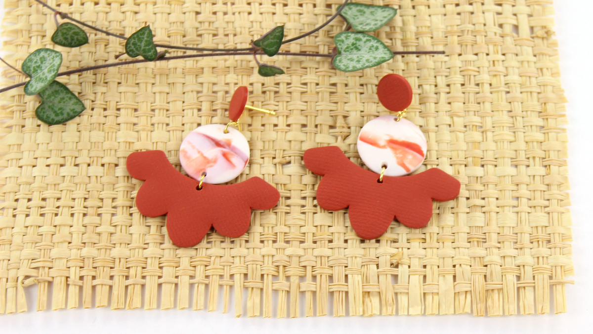 Schema  Flower template earrings Perles and Co