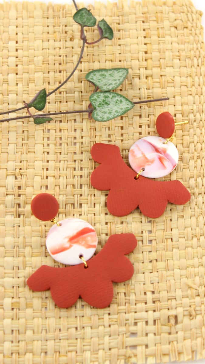 Schema  Flower template earrings Perles and Co