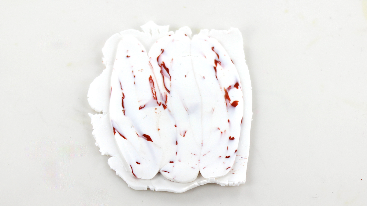 Flower template earrings Perles and Co : Step 5